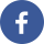 round-shaped, blue and white facebook icon